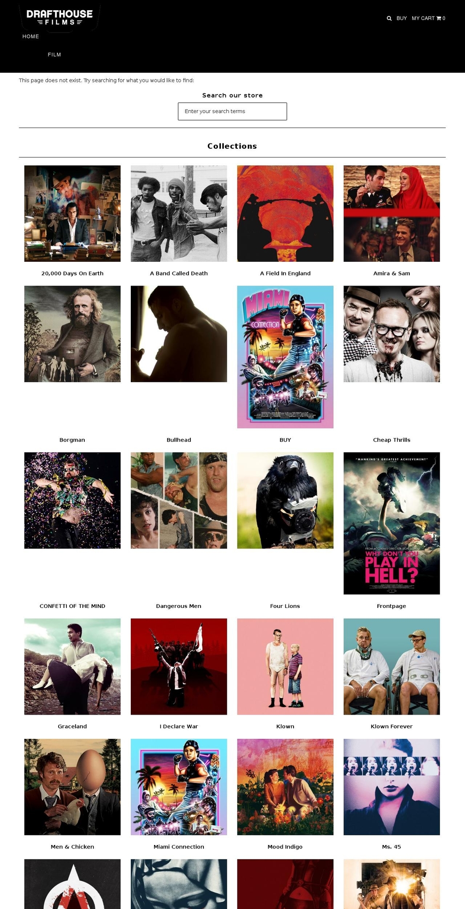 clownthemovie.com shopify website screenshot