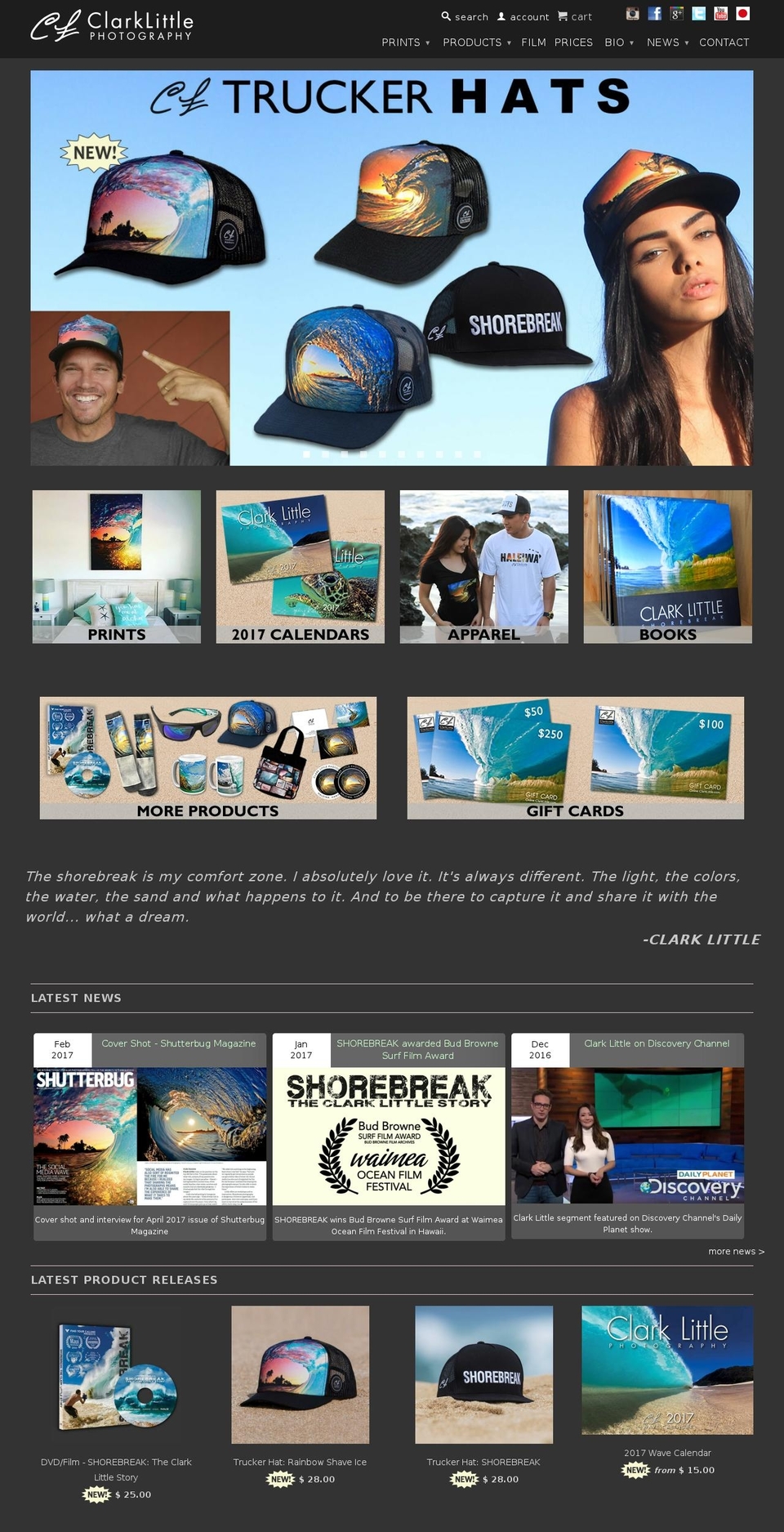 clphawaii.com shopify website screenshot