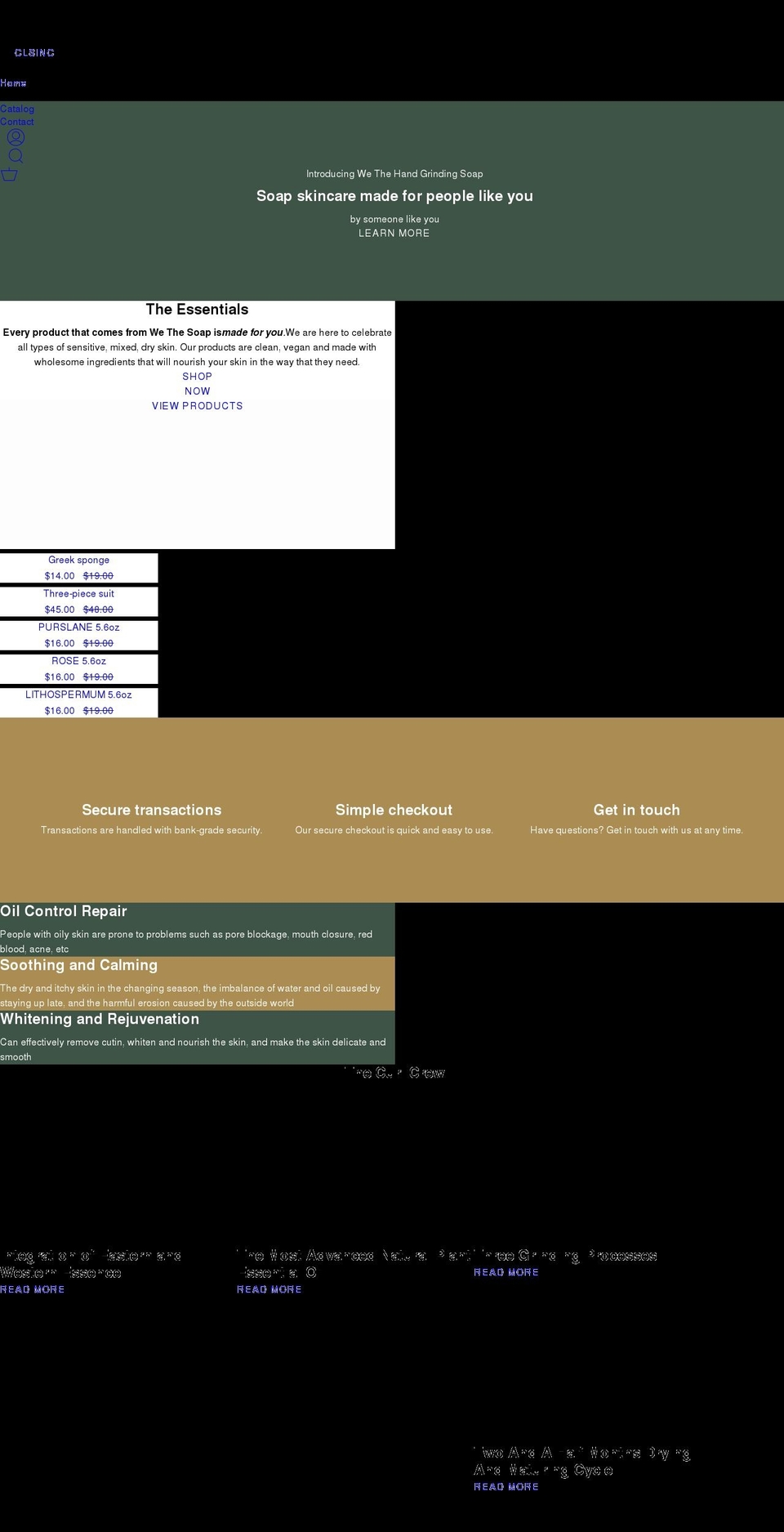 clsinc.com shopify website screenshot