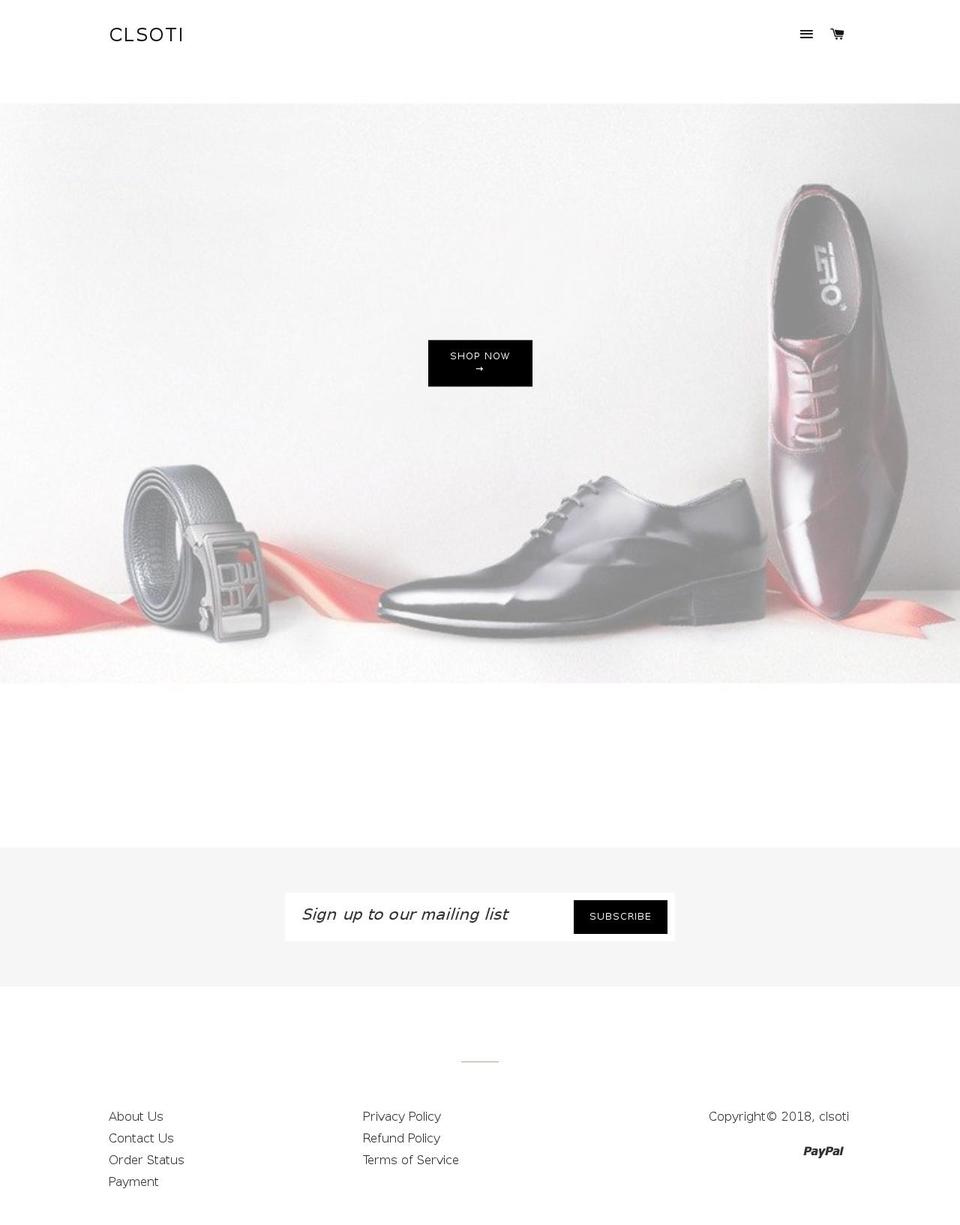 clsoti.com — Shopify storefront screenshot