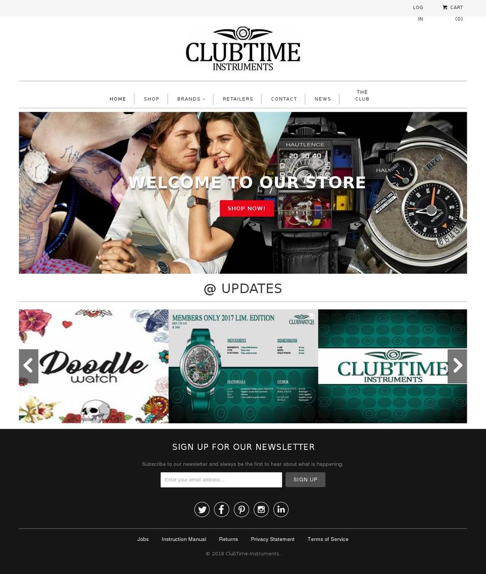 clubtime-instruments Shopify theme site example club-watch.com