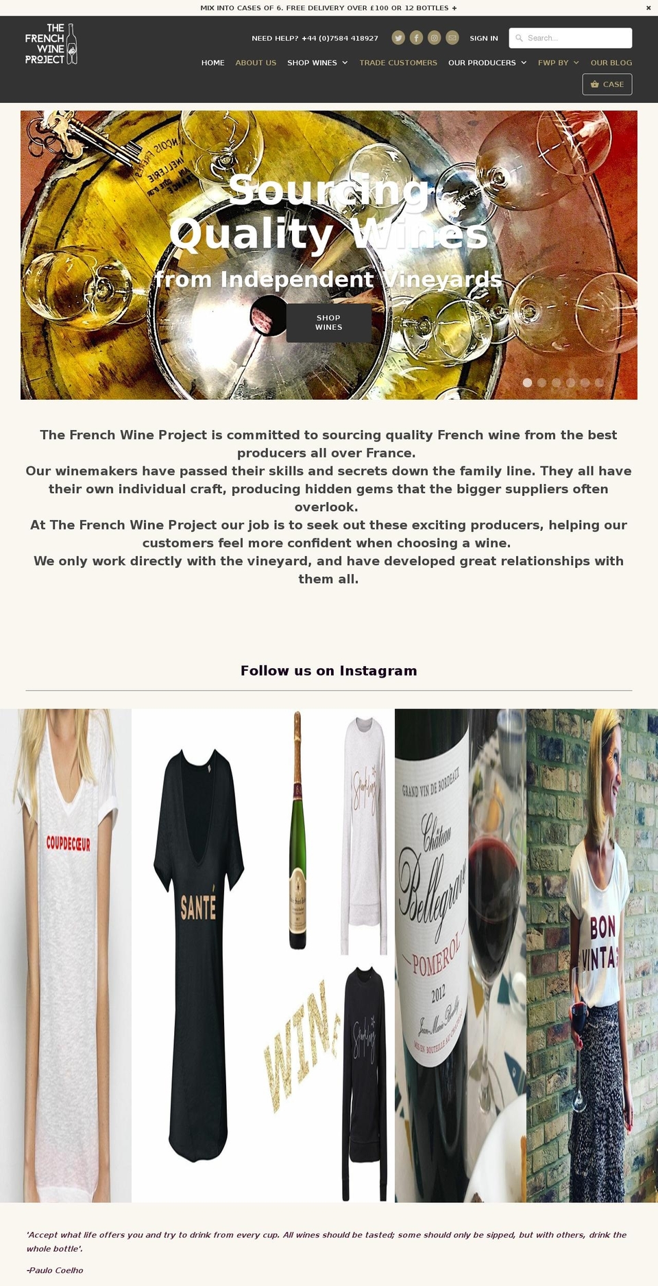 club1855.com — Shopify storefront screenshot