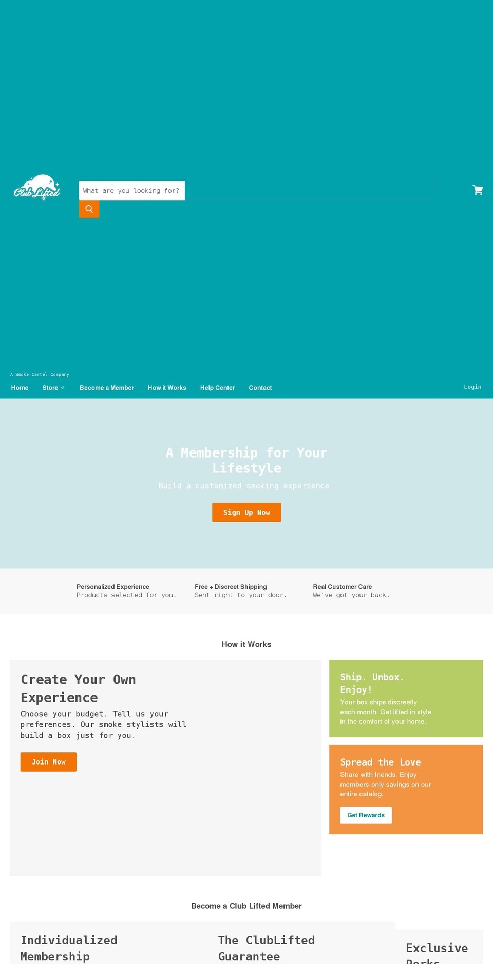 clublifted.com shopify website screenshot