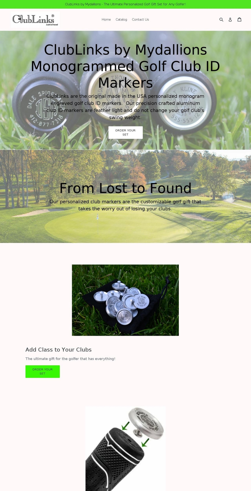 clublinksusa.com shopify website screenshot