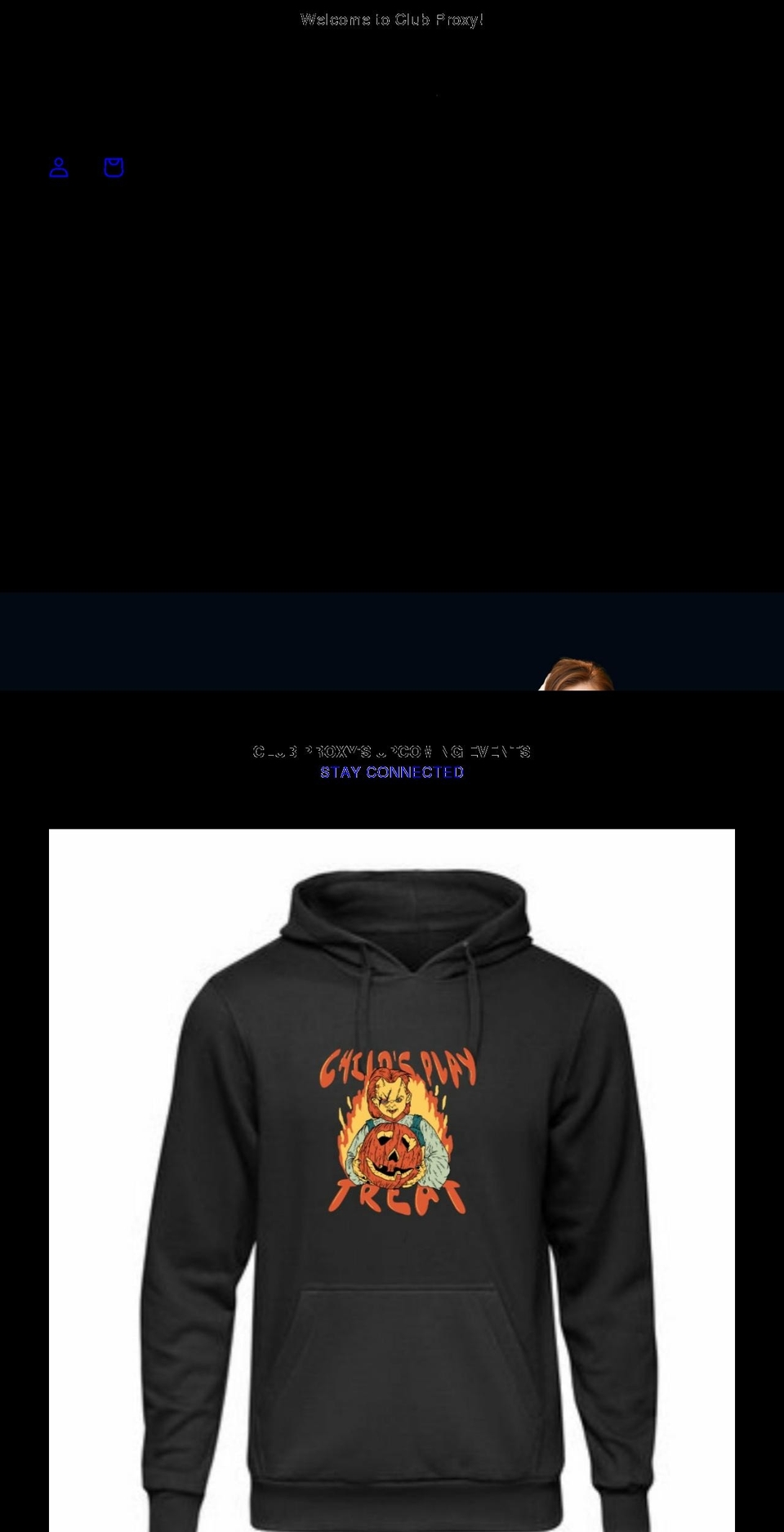 clubproxy.net shopify website screenshot