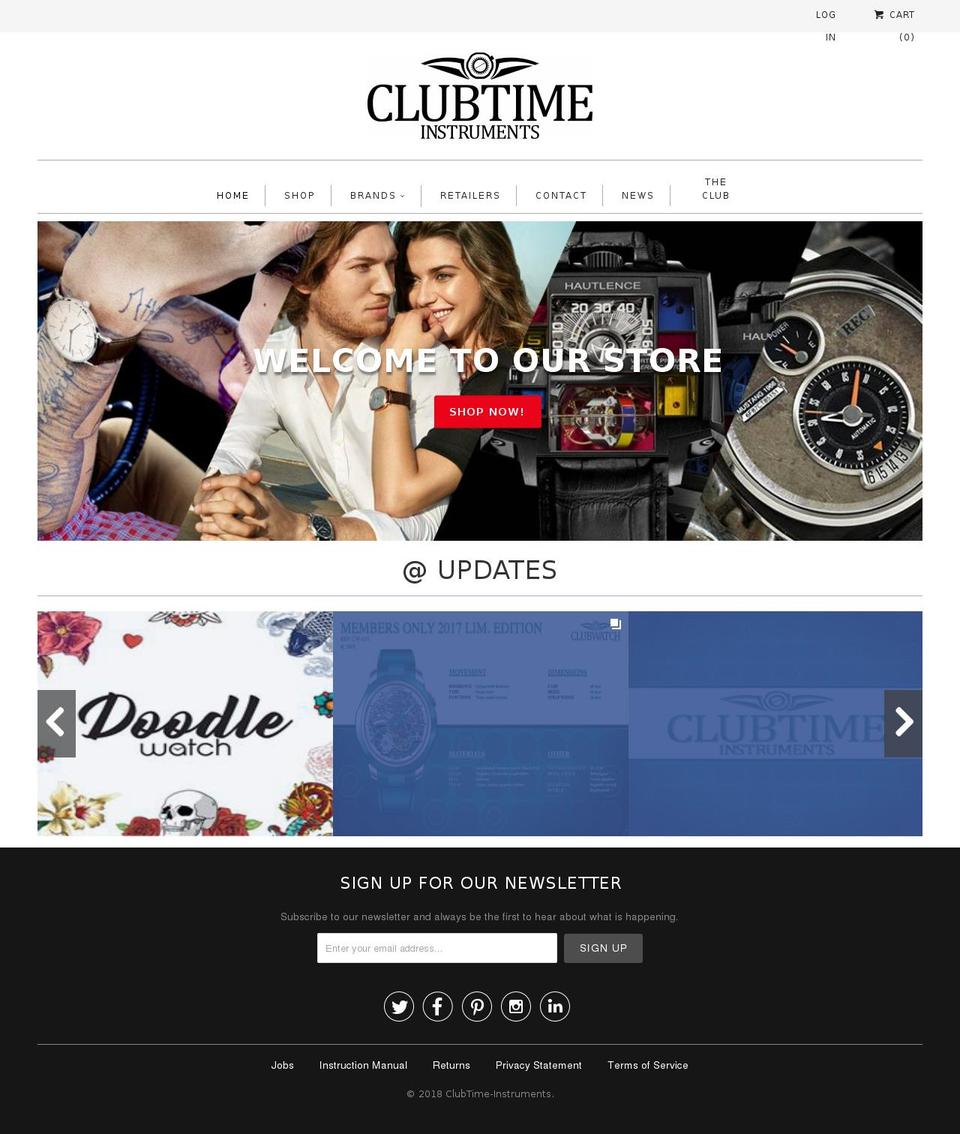 clubtime-instruments Shopify theme site example clubwatch.com