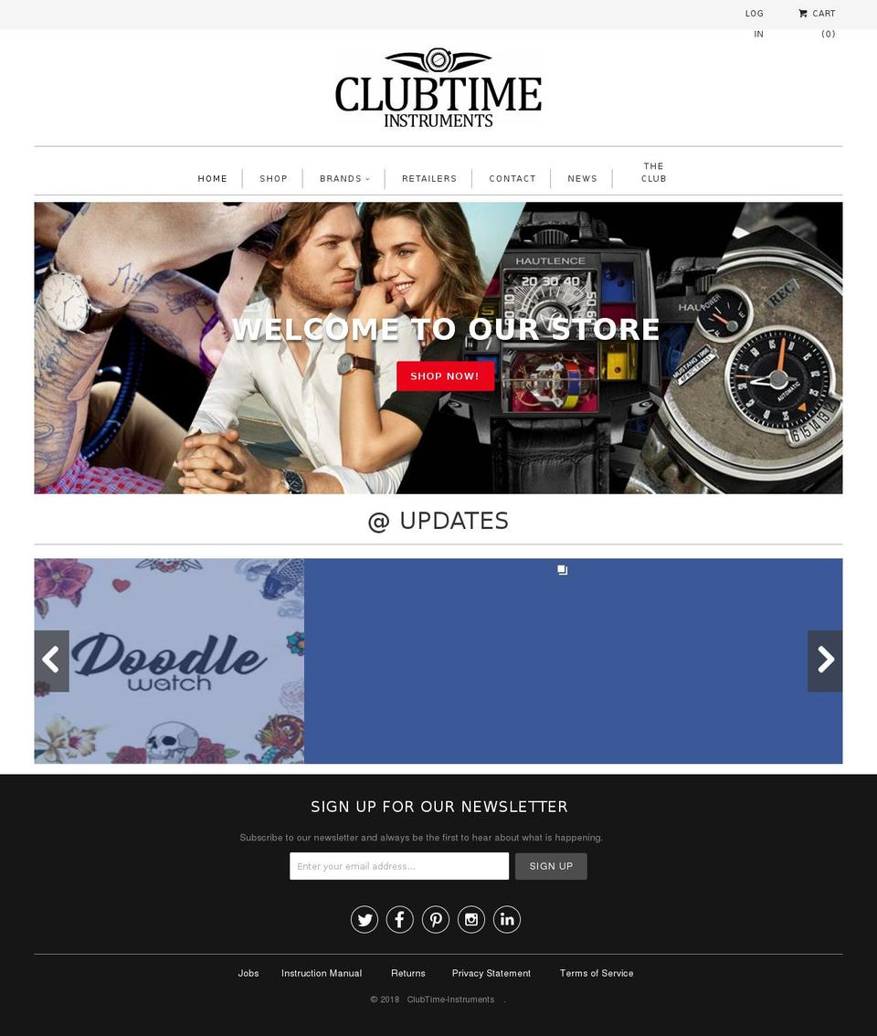 clubtime-instruments Shopify theme site example clubwatch.net