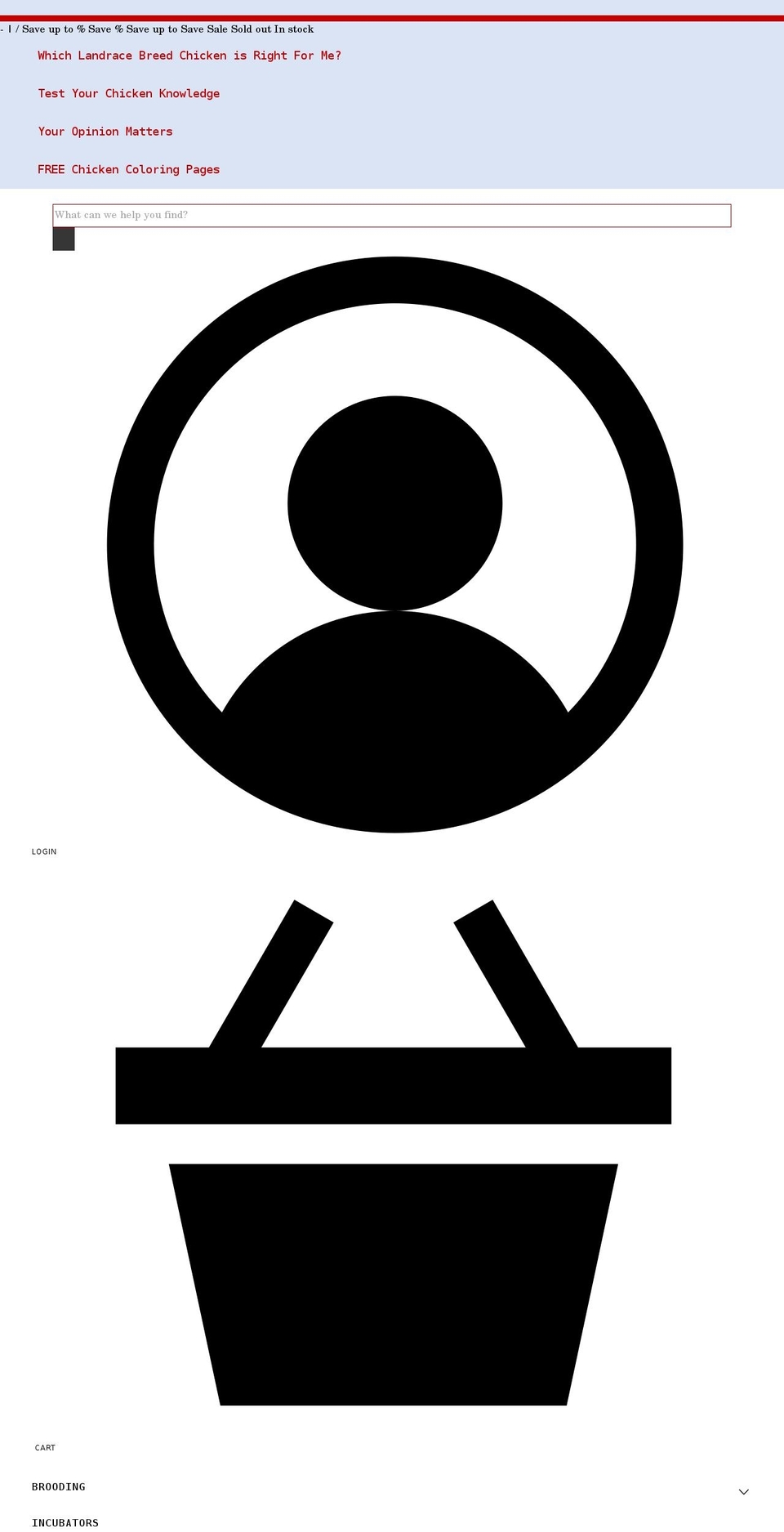 cluckitallfarms.com shopify website screenshot