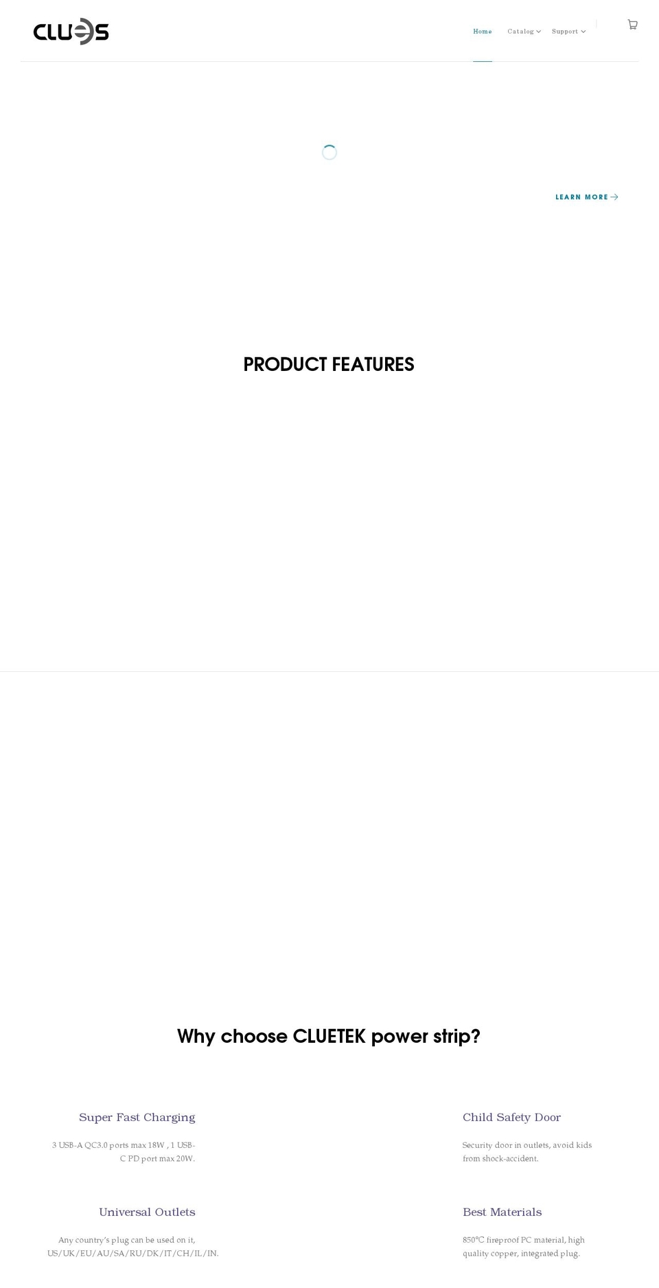 clue-tech.com shopify website screenshot