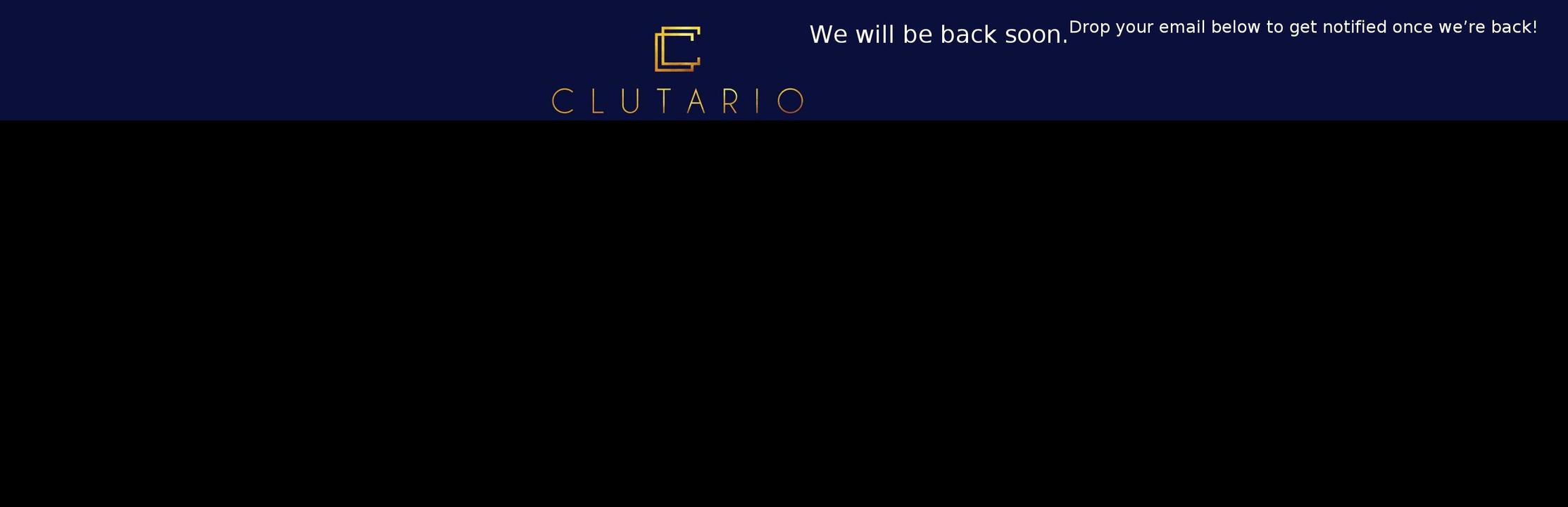 clutariobags.com — Shopify storefront screenshot