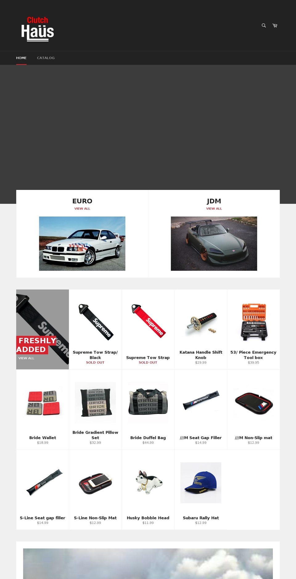 clutchhaus.com — Shopify storefront screenshot