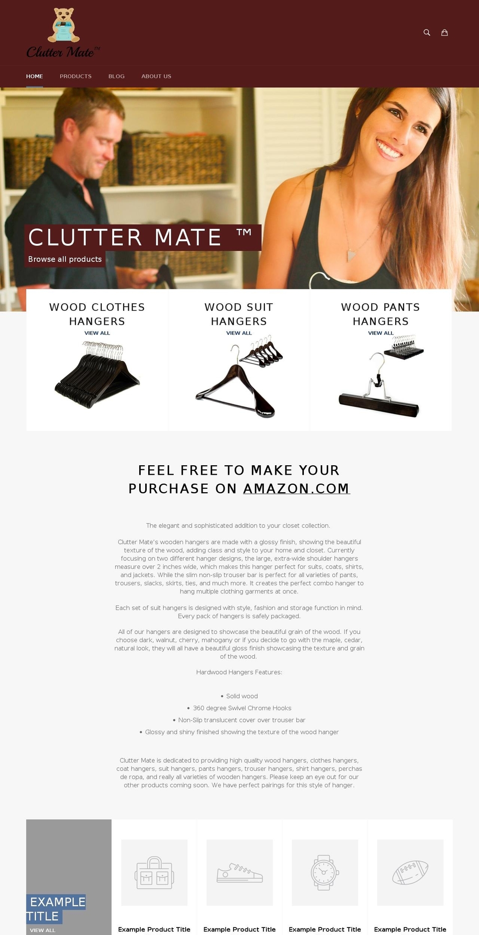 cluttermate.com — Shopify storefront screenshot