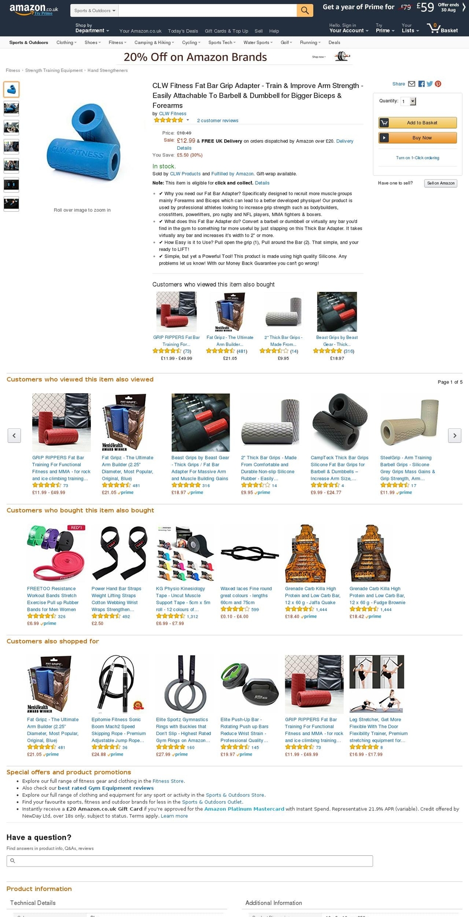clwfitness.com — Shopify storefront screenshot