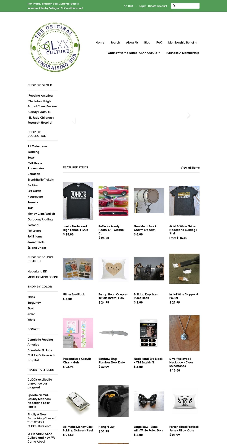 clxxculture.com shopify website screenshot