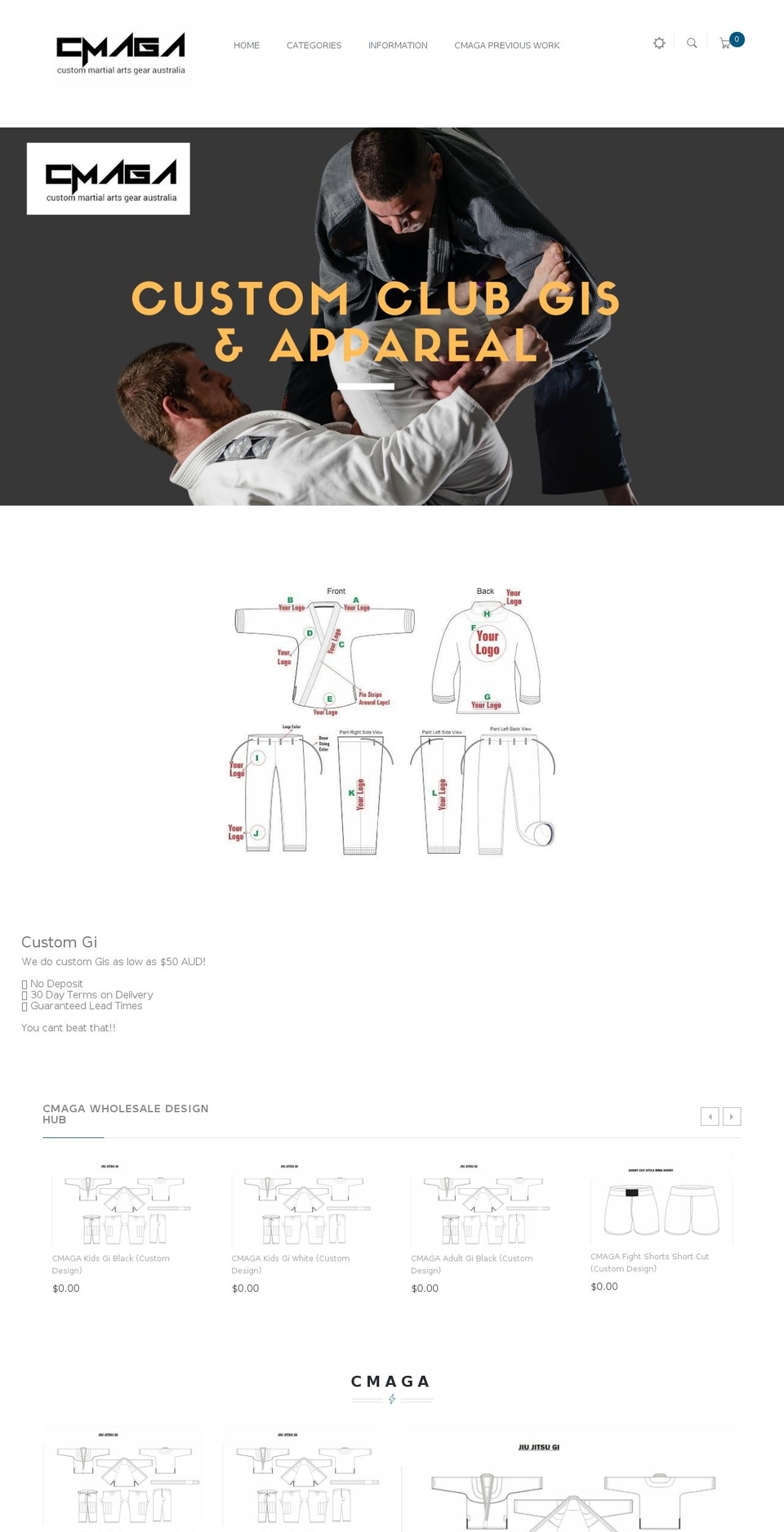 cmaga.com.au shopify website screenshot