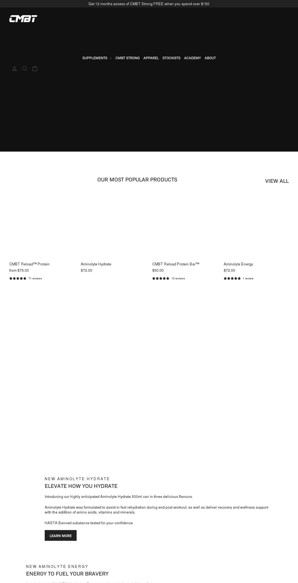 cmbt.com.au shopify website screenshot