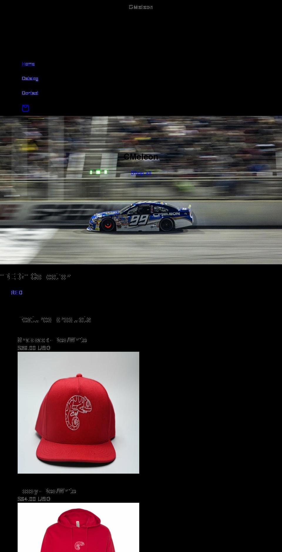 cmeleon.com shopify website screenshot