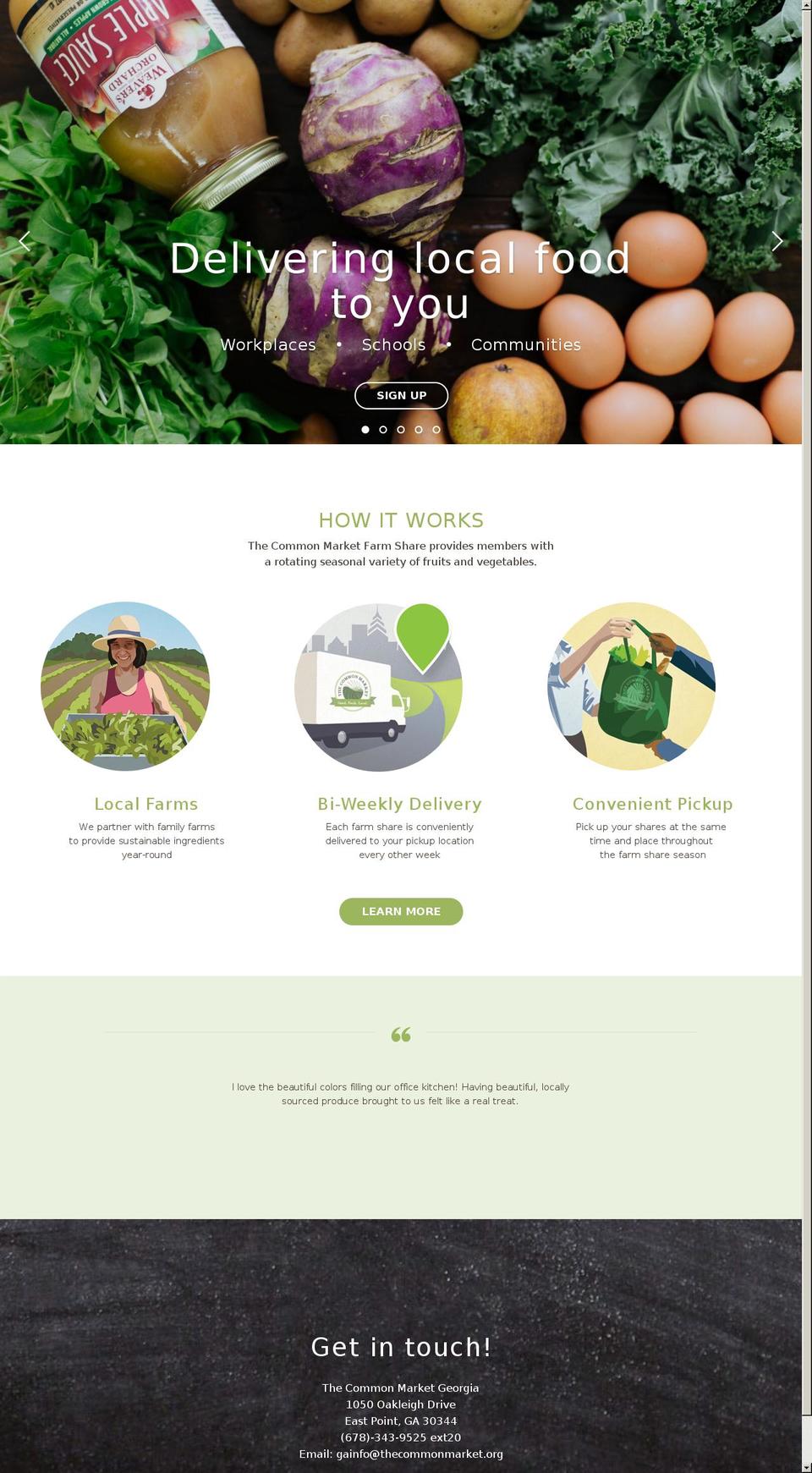 cmfarmshare-georgia.org shopify website screenshot