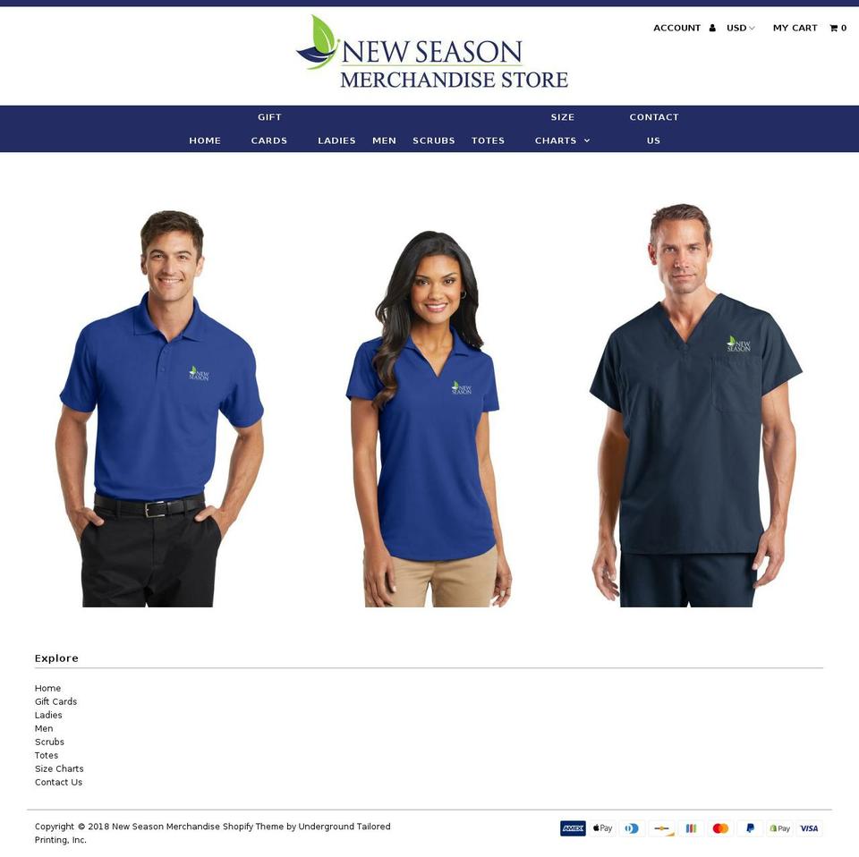 cmgmerchandise.com — Shopify storefront screenshot