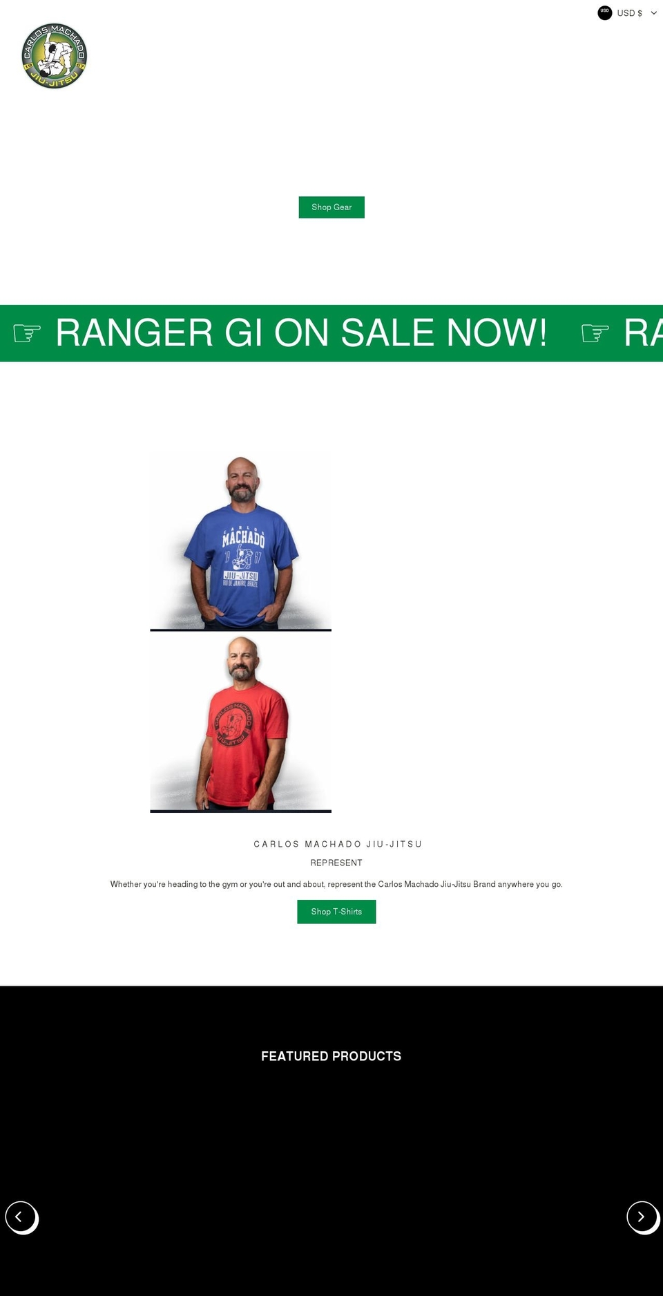 cmjjgear.com shopify website screenshot