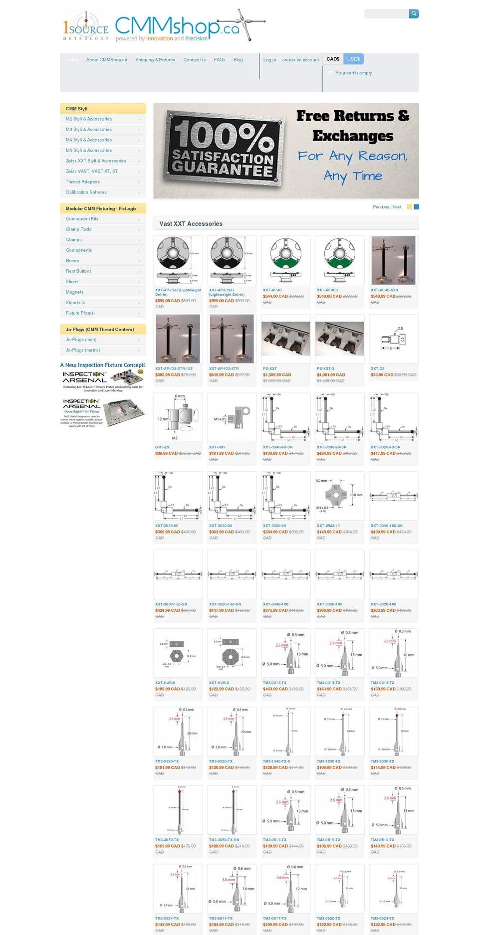 cmmshop.ca shopify website screenshot