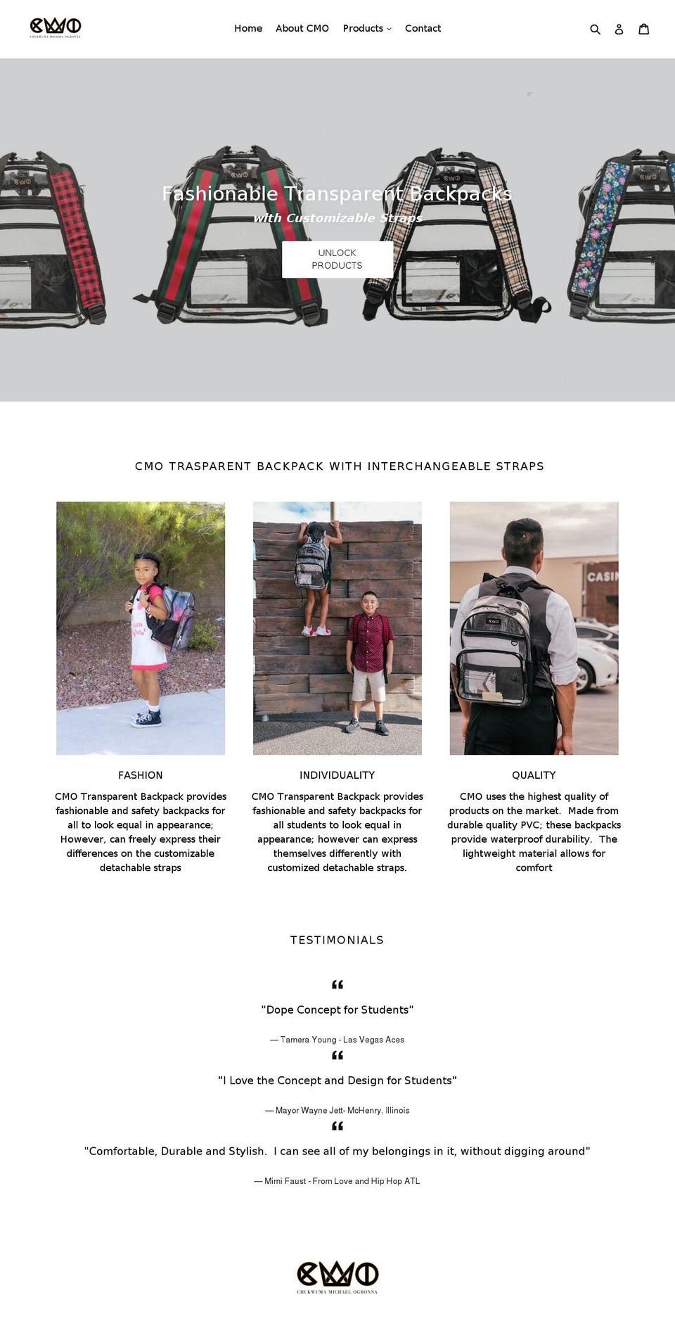 cmovegas.com — Shopify storefront screenshot