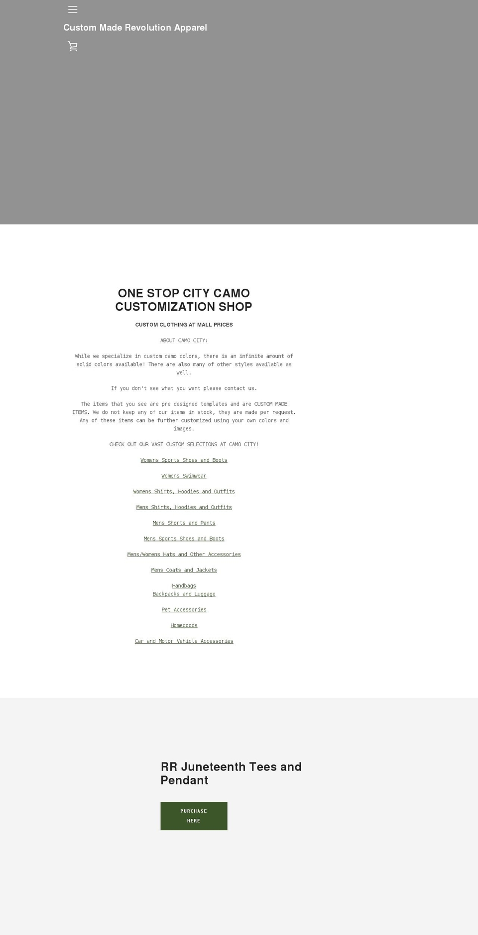 cmrstylez.com shopify website screenshot