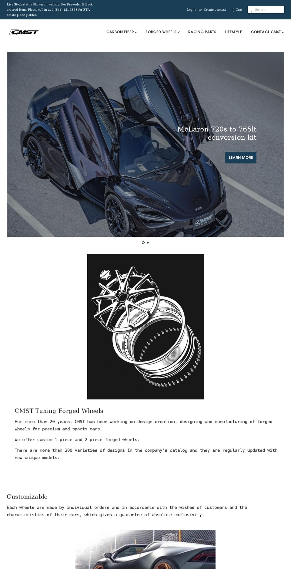 cmsttuning.com shopify website screenshot