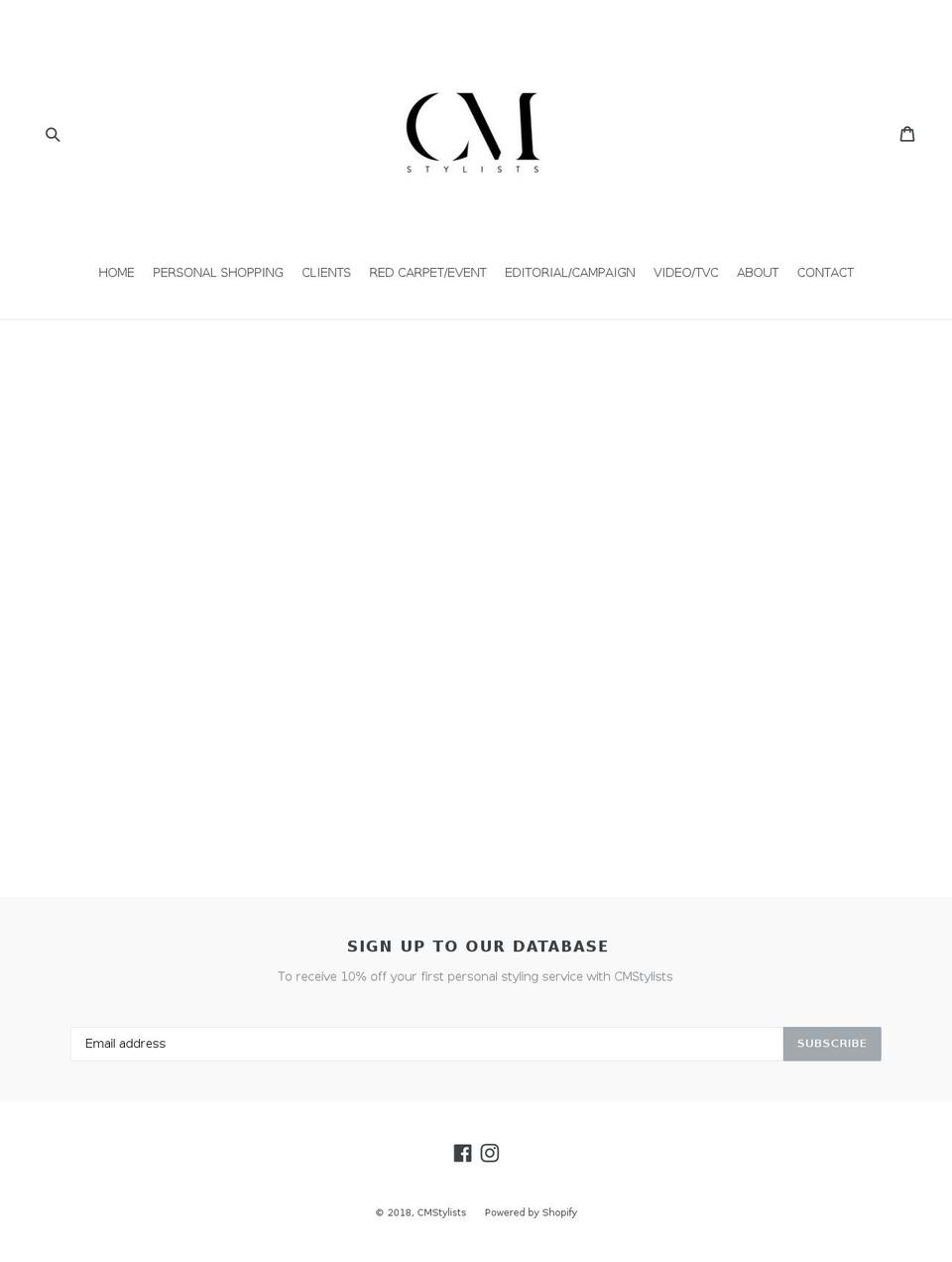 cmstylists.com — Shopify storefront screenshot