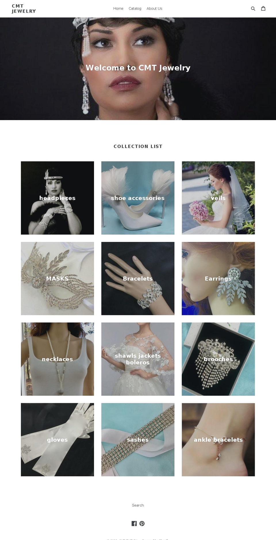 cmtjewelry.com — Shopify storefront screenshot