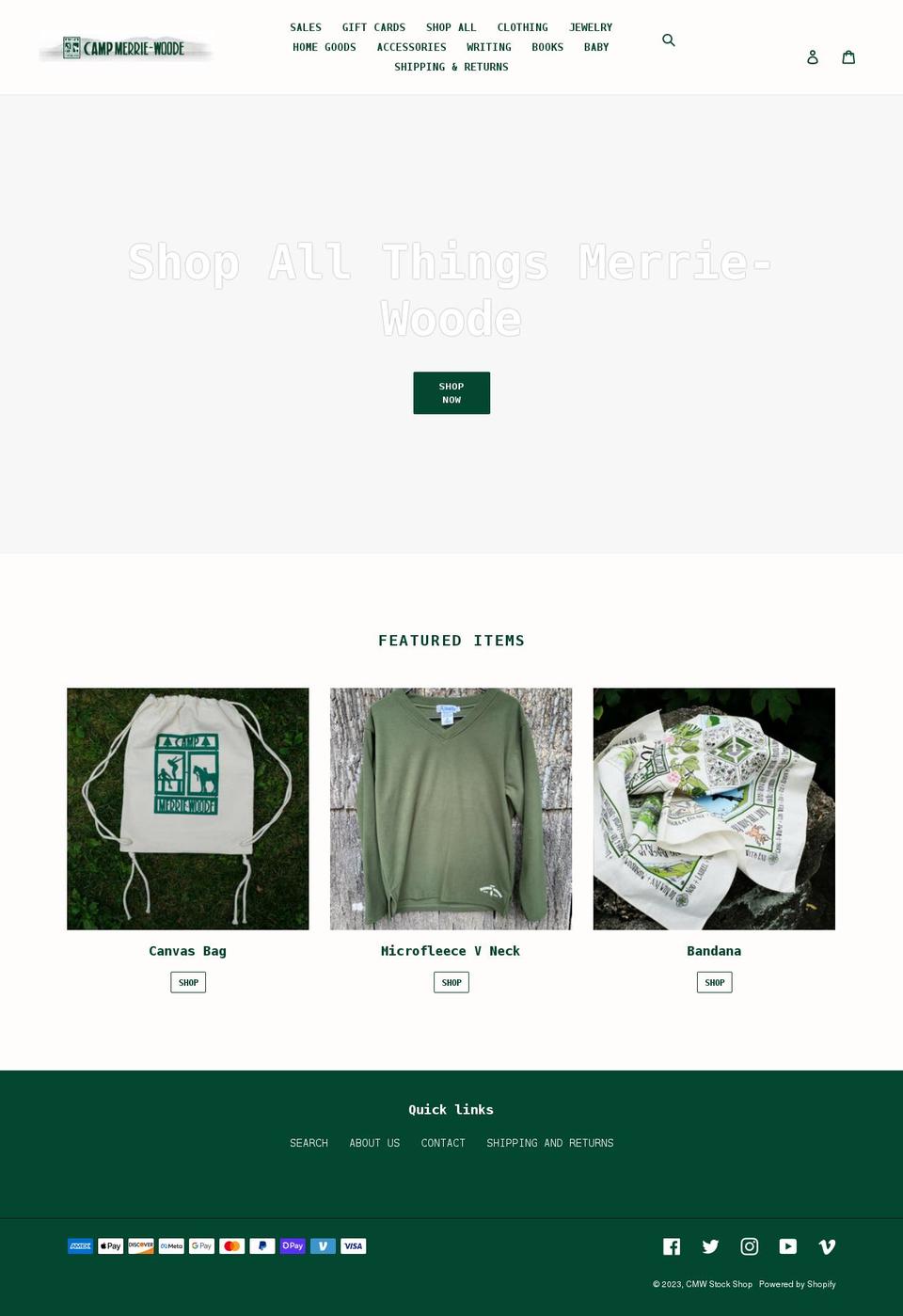 cmwstockshop.myshopify.com shopify website screenshot