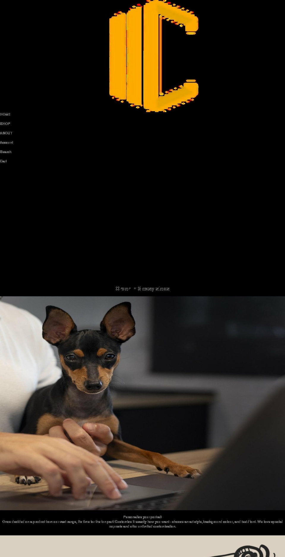 cmzart.com shopify website screenshot