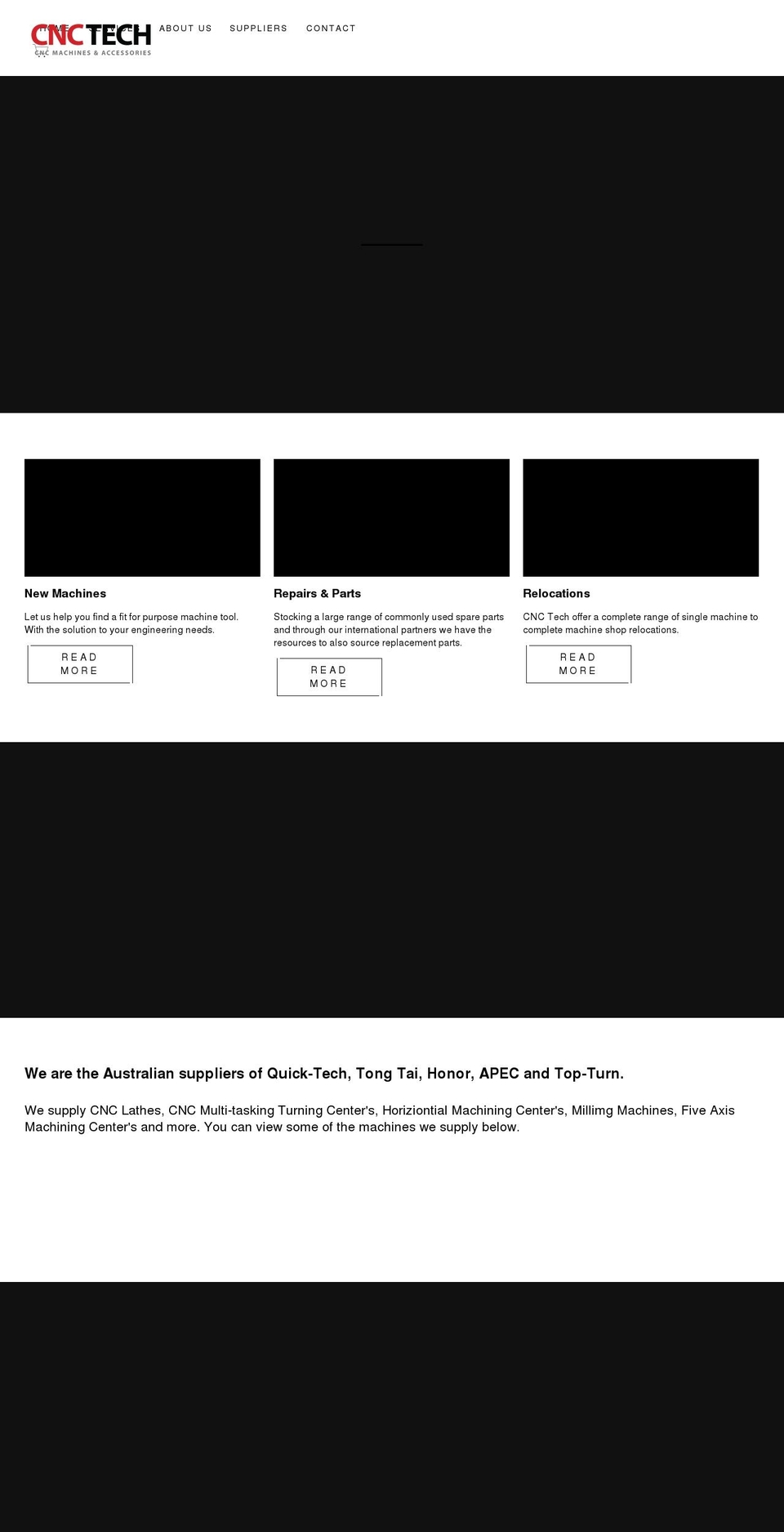cnc-tech.com.au shopify website screenshot