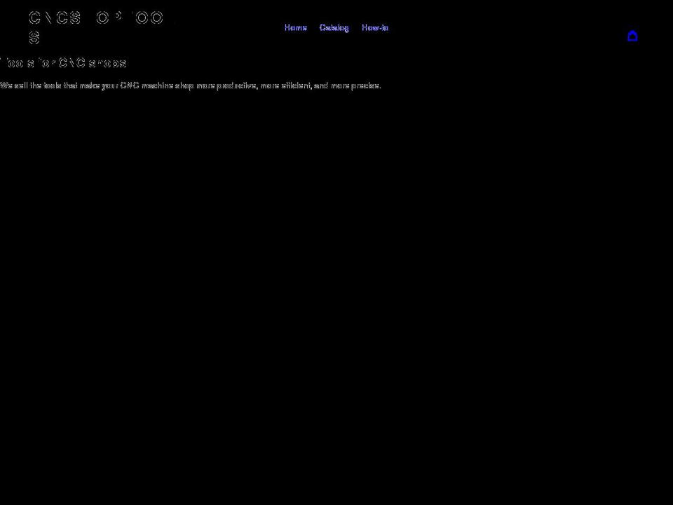 cncshoptools.com shopify website screenshot