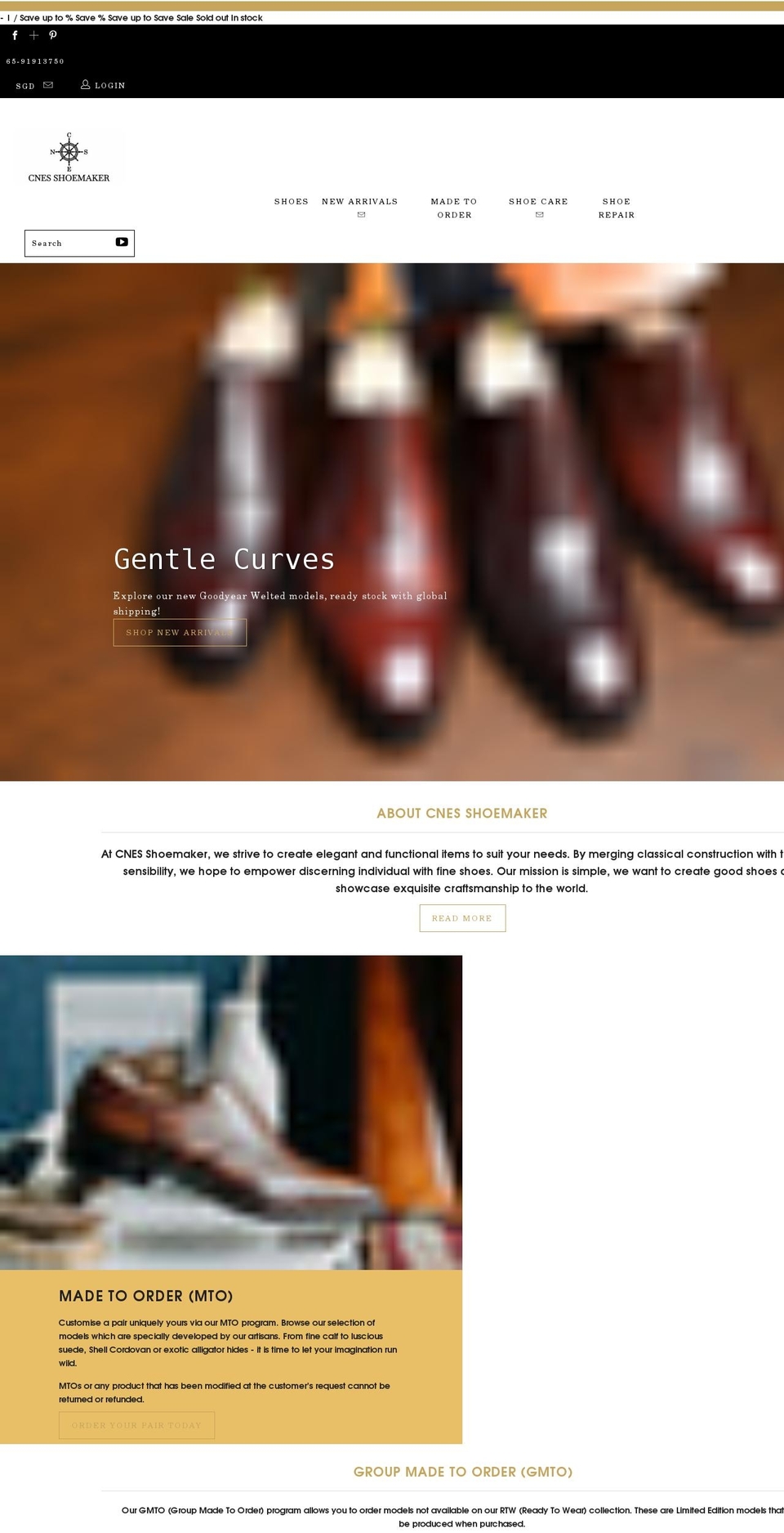 cnes.co shopify website screenshot