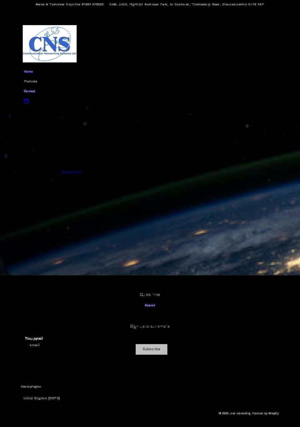 cns-networking.co.uk shopify website screenshot