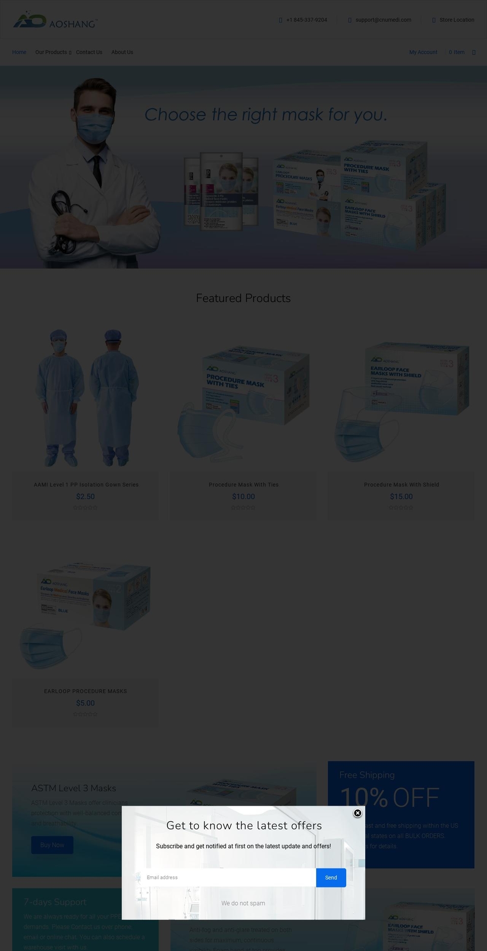 Medik Shopify theme site example cnumedi.com