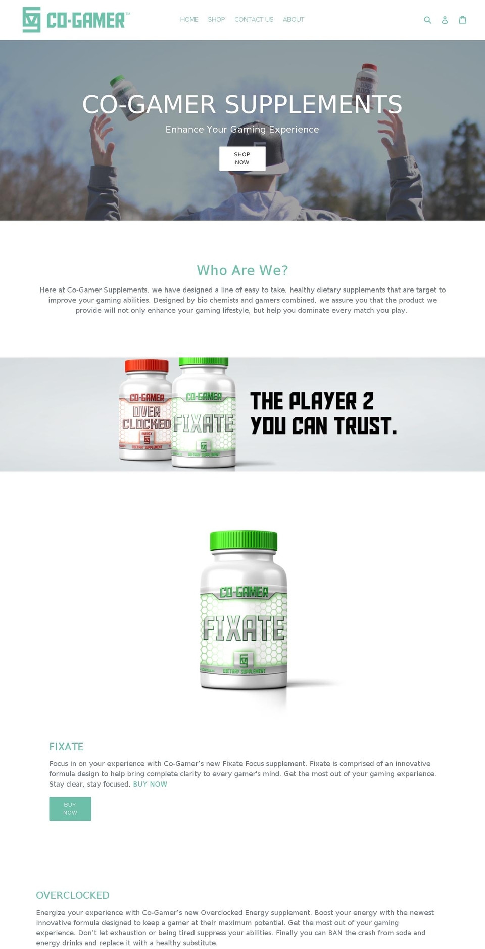 co-gamer.com — Shopify storefront screenshot