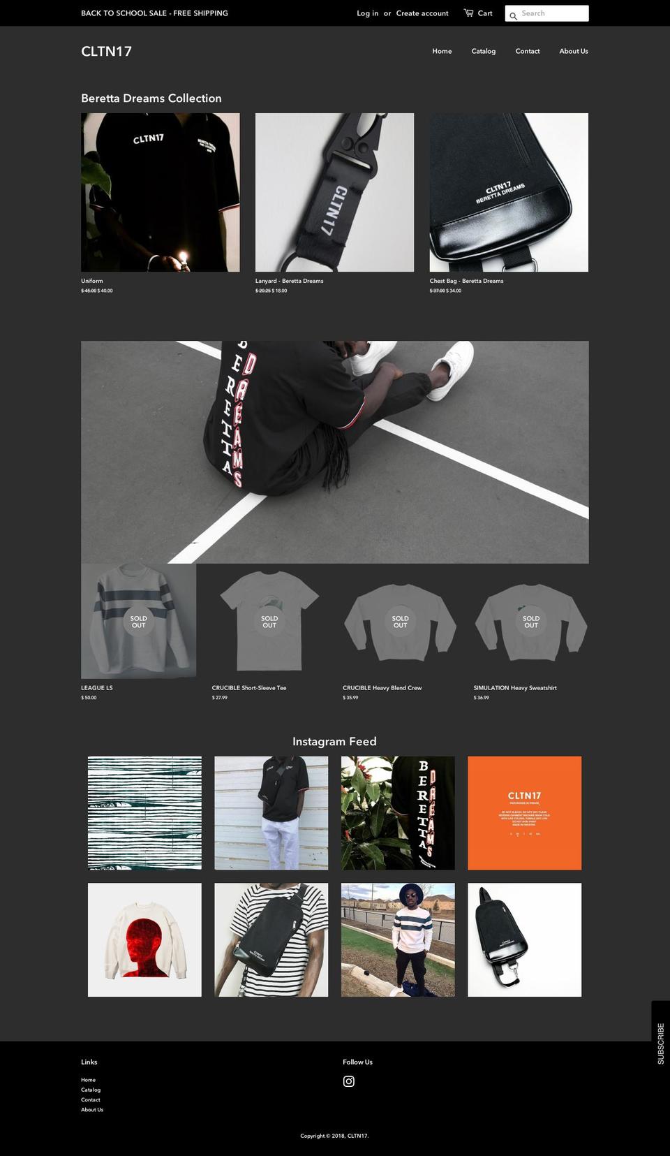 co17apparel.com shopify website screenshot
