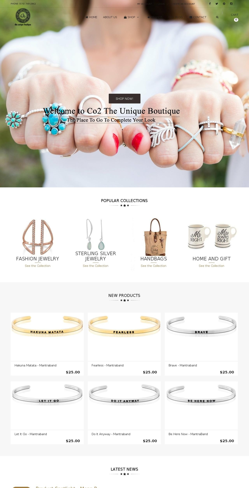 jewelry-r13 Shopify theme site example co2boutique.com