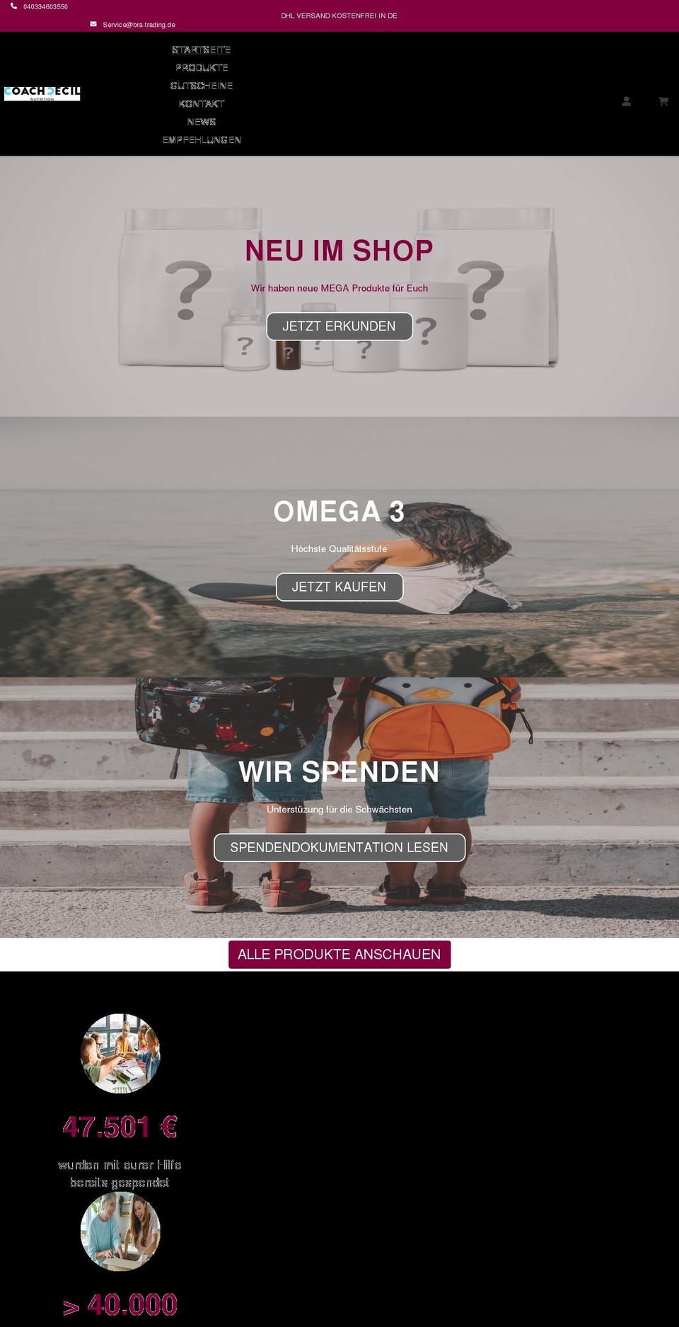 Coachcecil Shopify theme site example coachcecil.de