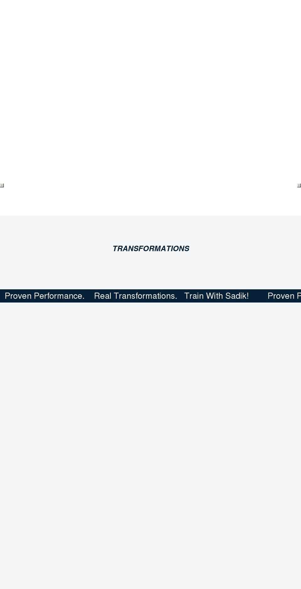 coachingwithsadik.com shopify website screenshot