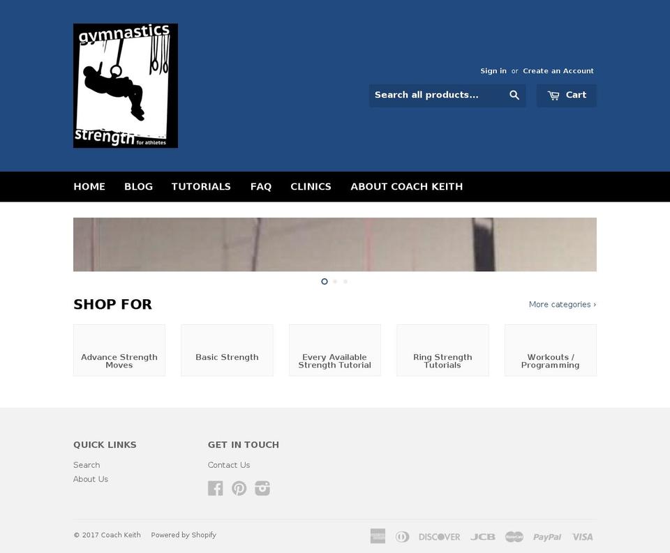 coachkeithpettit.com shopify website screenshot