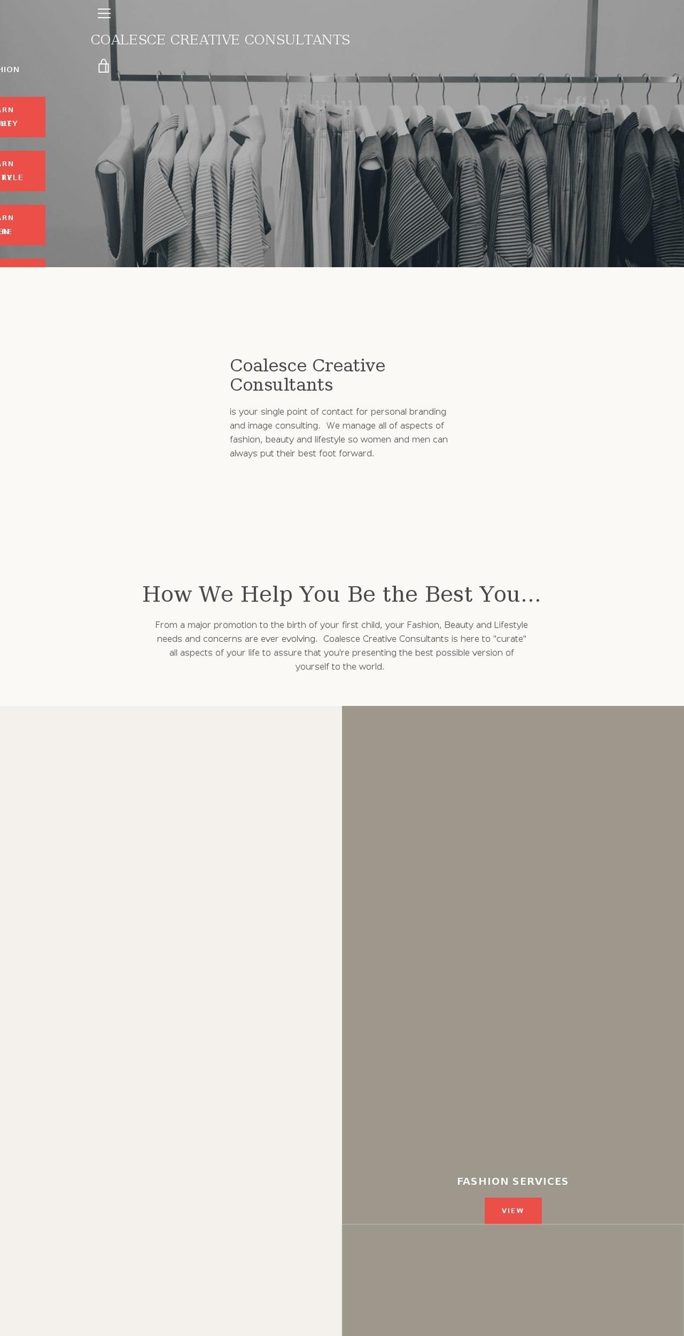 coalesce.consulting shopify website screenshot