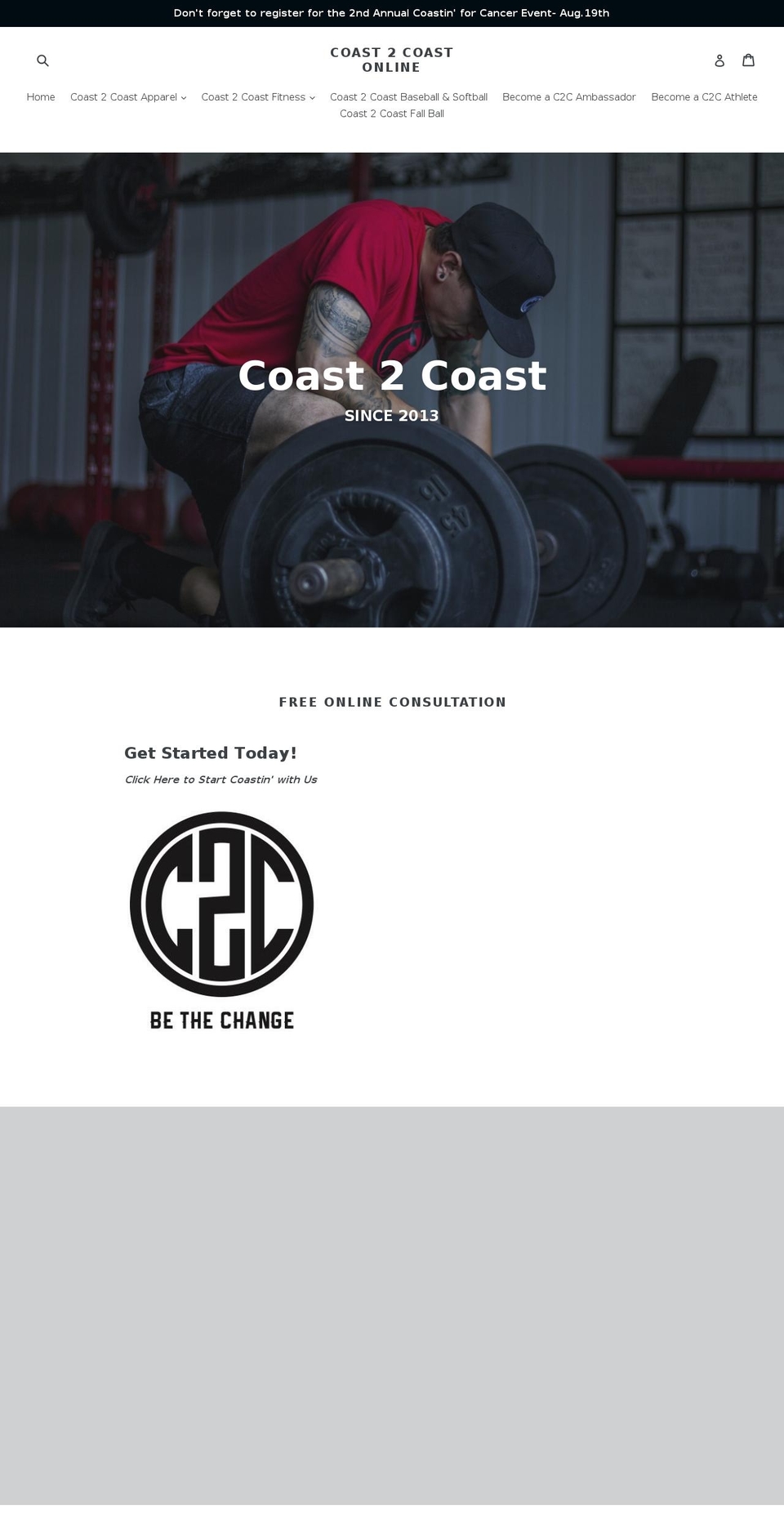 coast2coastsf.com — Shopify storefront screenshot
