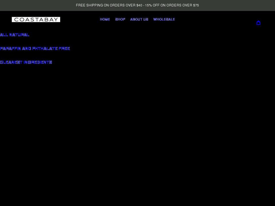 coastabay.com shopify website screenshot