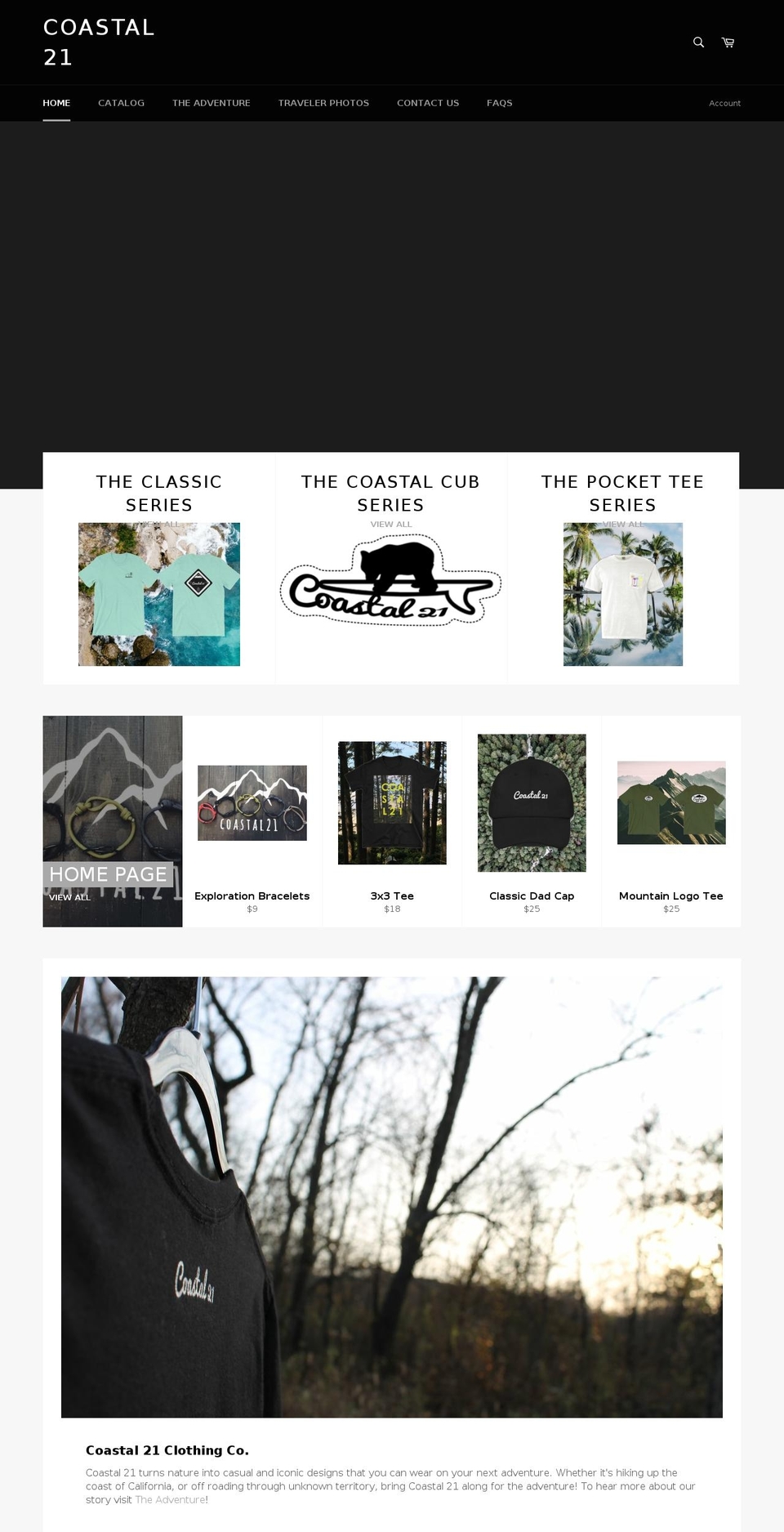 coastal-21.myshopify.com shopify website screenshot