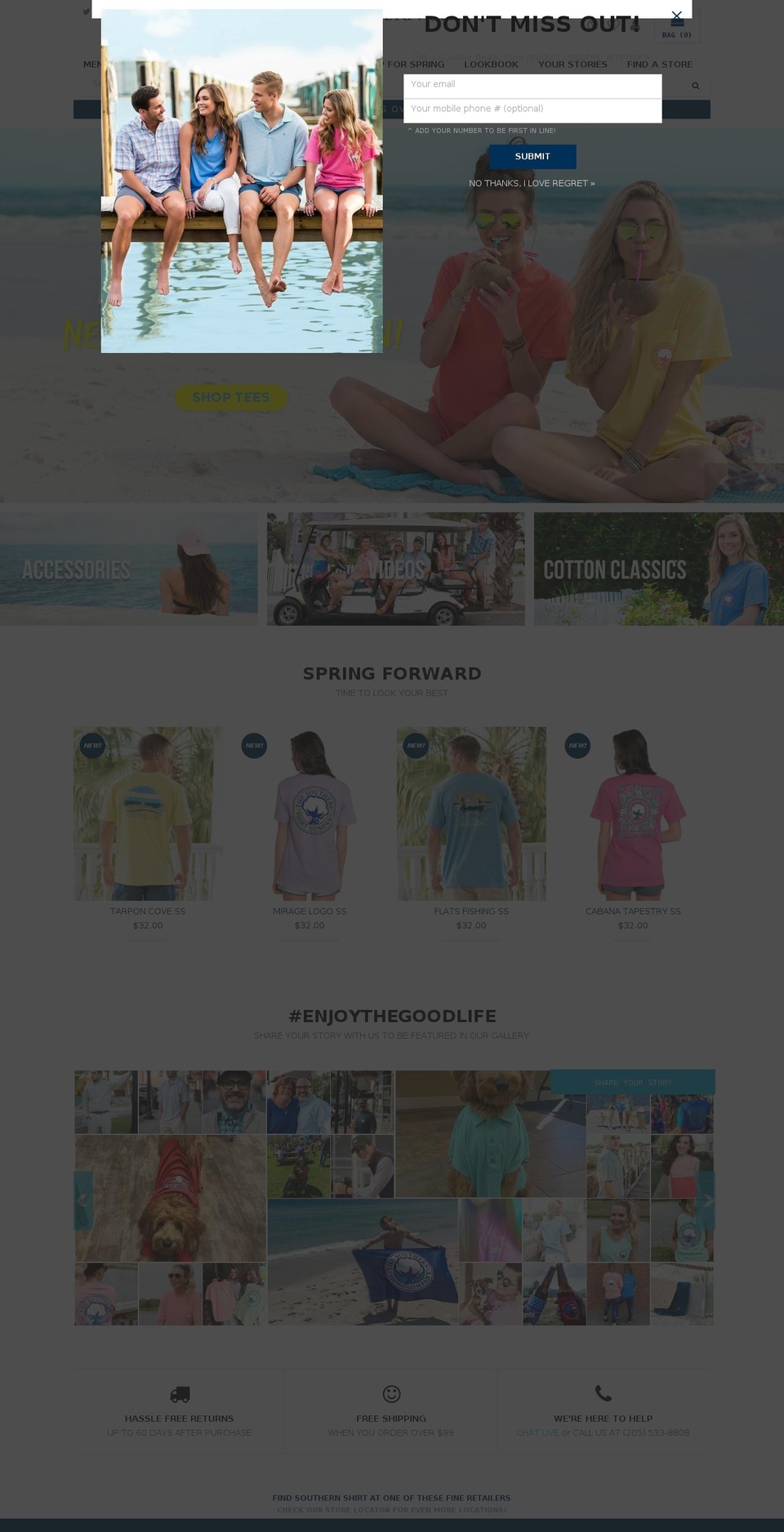 SS17 Shopify theme site example coastalcotton.co