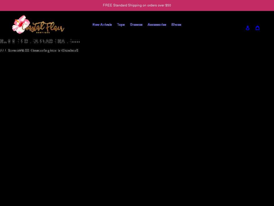 coastalflairboutique.com shopify website screenshot