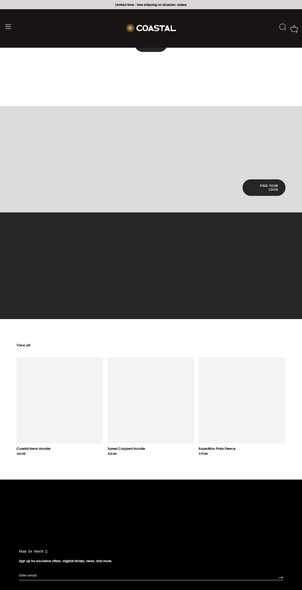 coastalminds.com shopify website screenshot